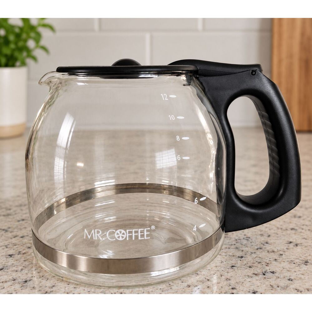 Mr. Coffee BVMC-SC12BL1-2 12 Cup Glass Carafe Replacement Coffee Pot Black